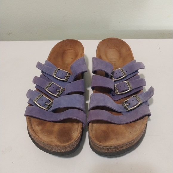 Naot Purple Strappy Sandals - Picture 1 of 6